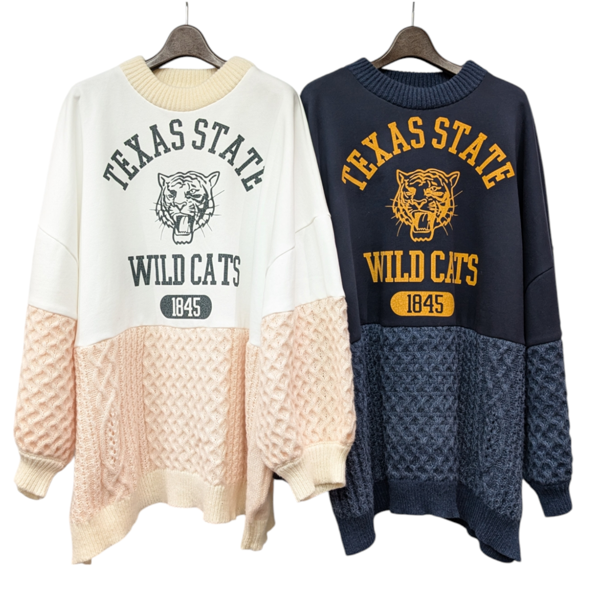 ロゴニット×スウェット