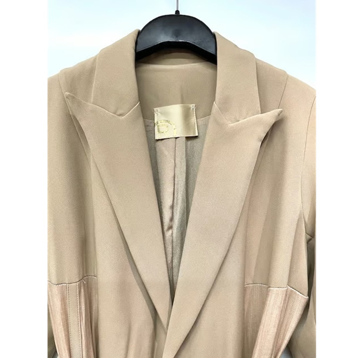 KOREA import サイドシフォンコートドレス