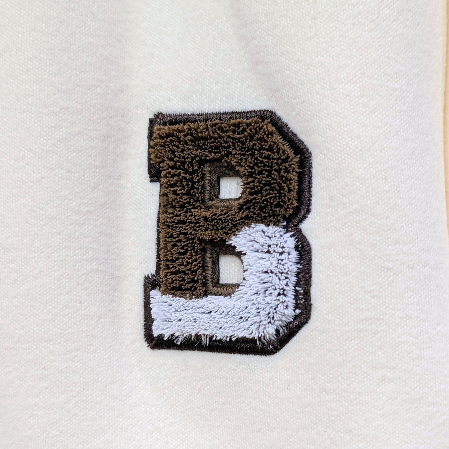 裏起毛ピーチスキン「B」ワッペンジョガーパンツ