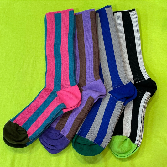 バイカラーストライプSOX