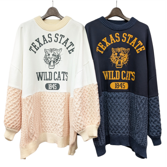 ロゴニット×スウェット