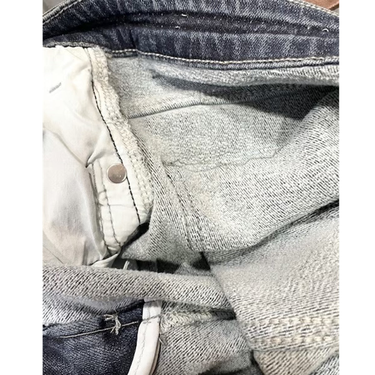 裏起毛テーパードデニムパンツ