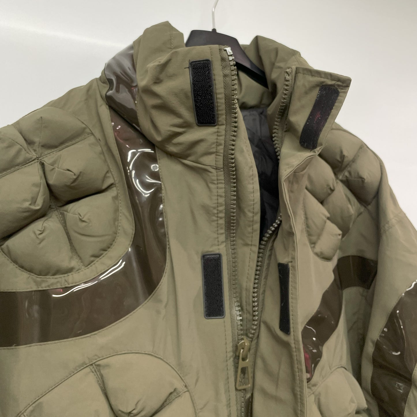 KOREA import リアルダウンジャケット　カーキ