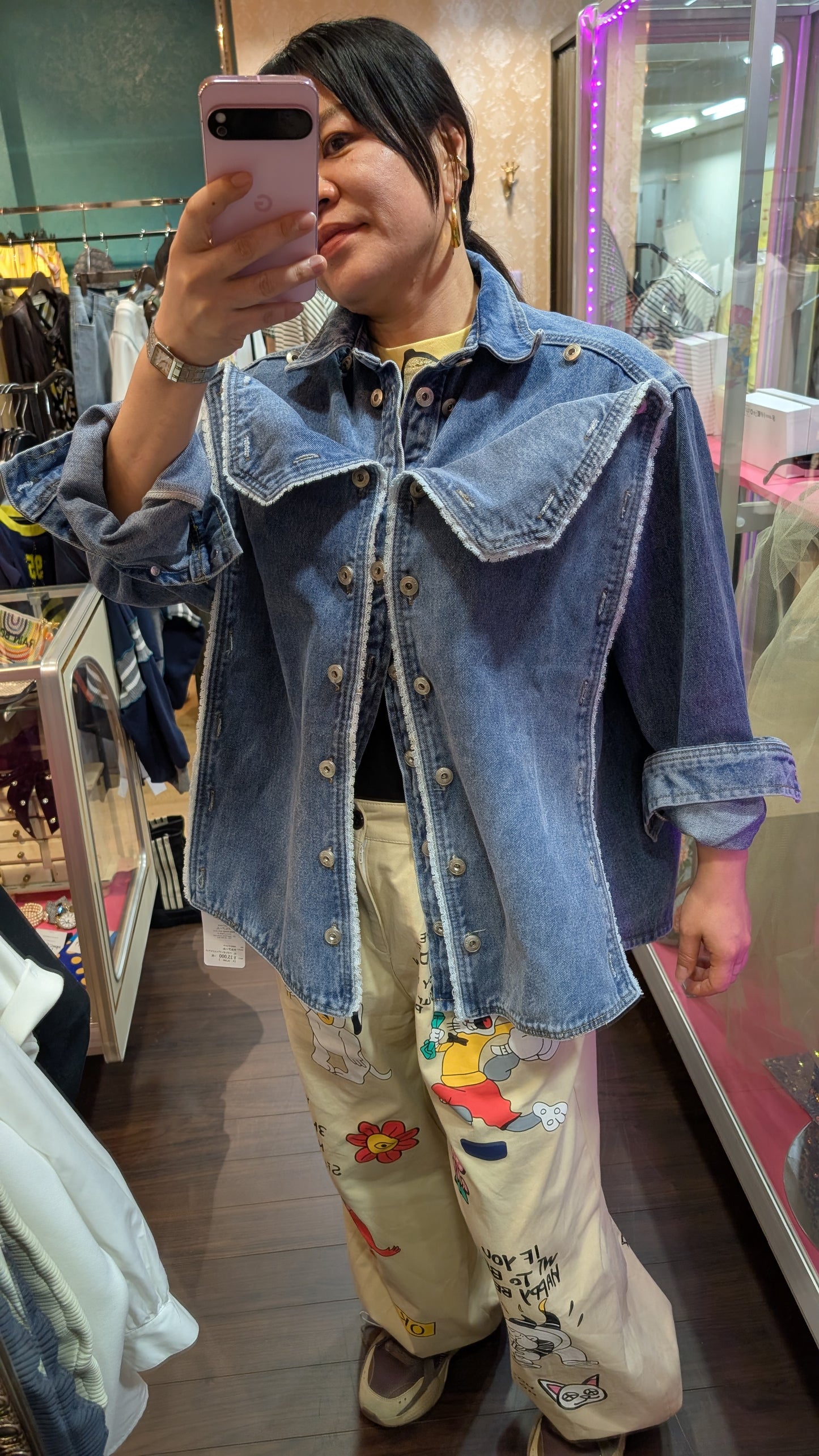ナポレオン風デニムジャケット