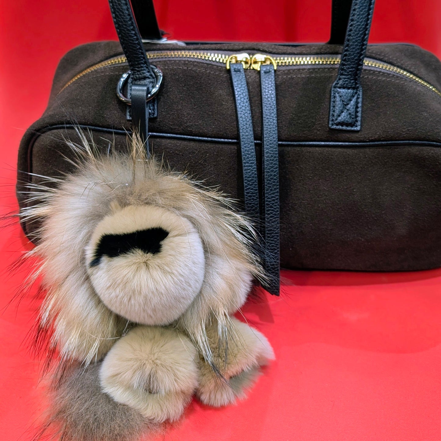 リアルミンク&フォックスファー【ライオン】チャーム