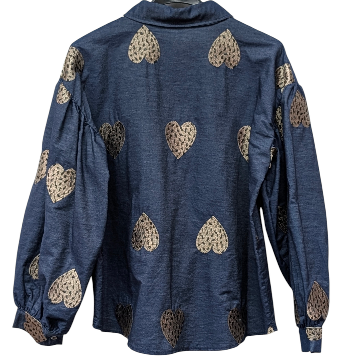 ITALY import ♡刺繍ダンガリーシャツ