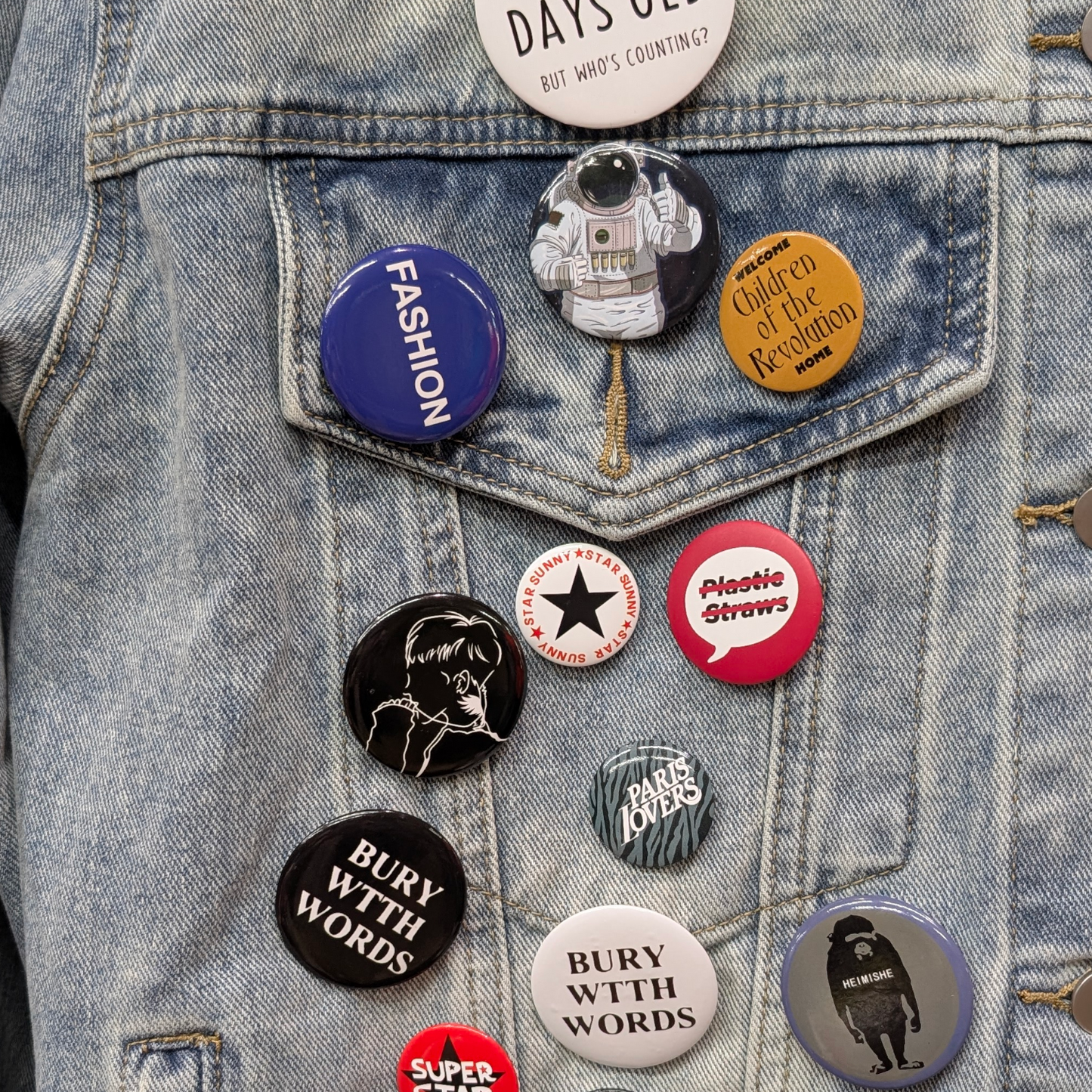 缶バッジ＆ピンバッジ付きGジャン
