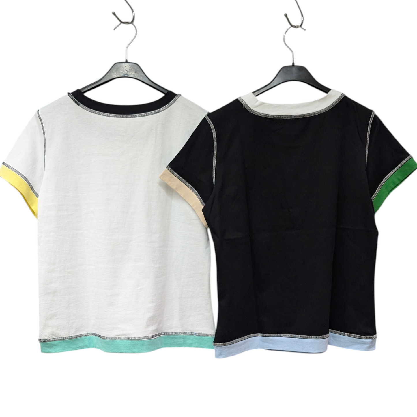 マルチカラー切替えステッチTシャツ