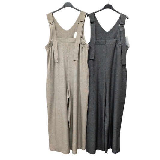 前後ろ2wayストエッチ素材吊りパンツ