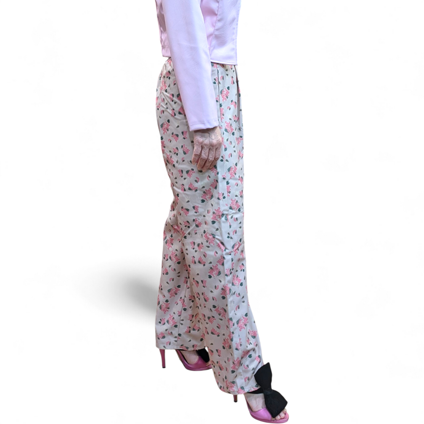 小花ジャガードコクーンパンツ