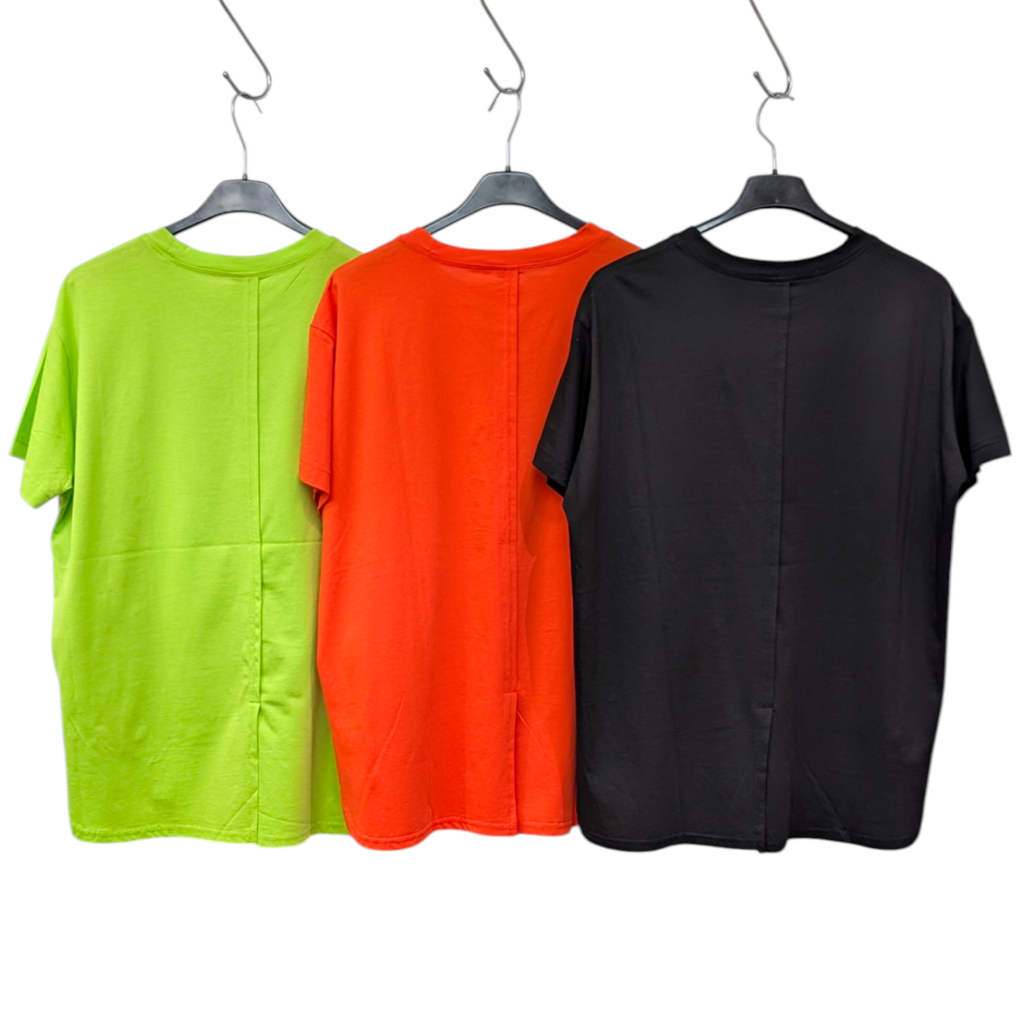 ラウンドヘム燕尾Tシャツ