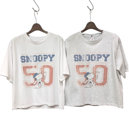 【PEANUTS】スヌーピーショートTシャツ