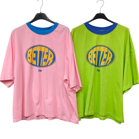 【BETTER than】バイカラーTシャツ