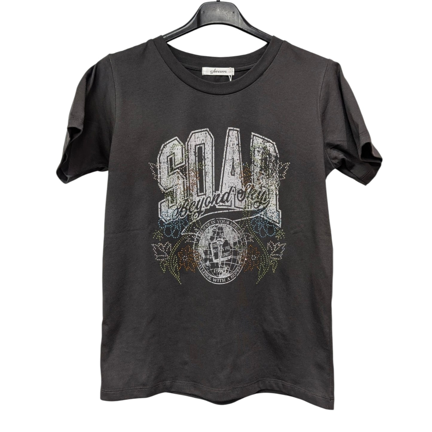 「SOAR」ラインストーンチビTシャツ