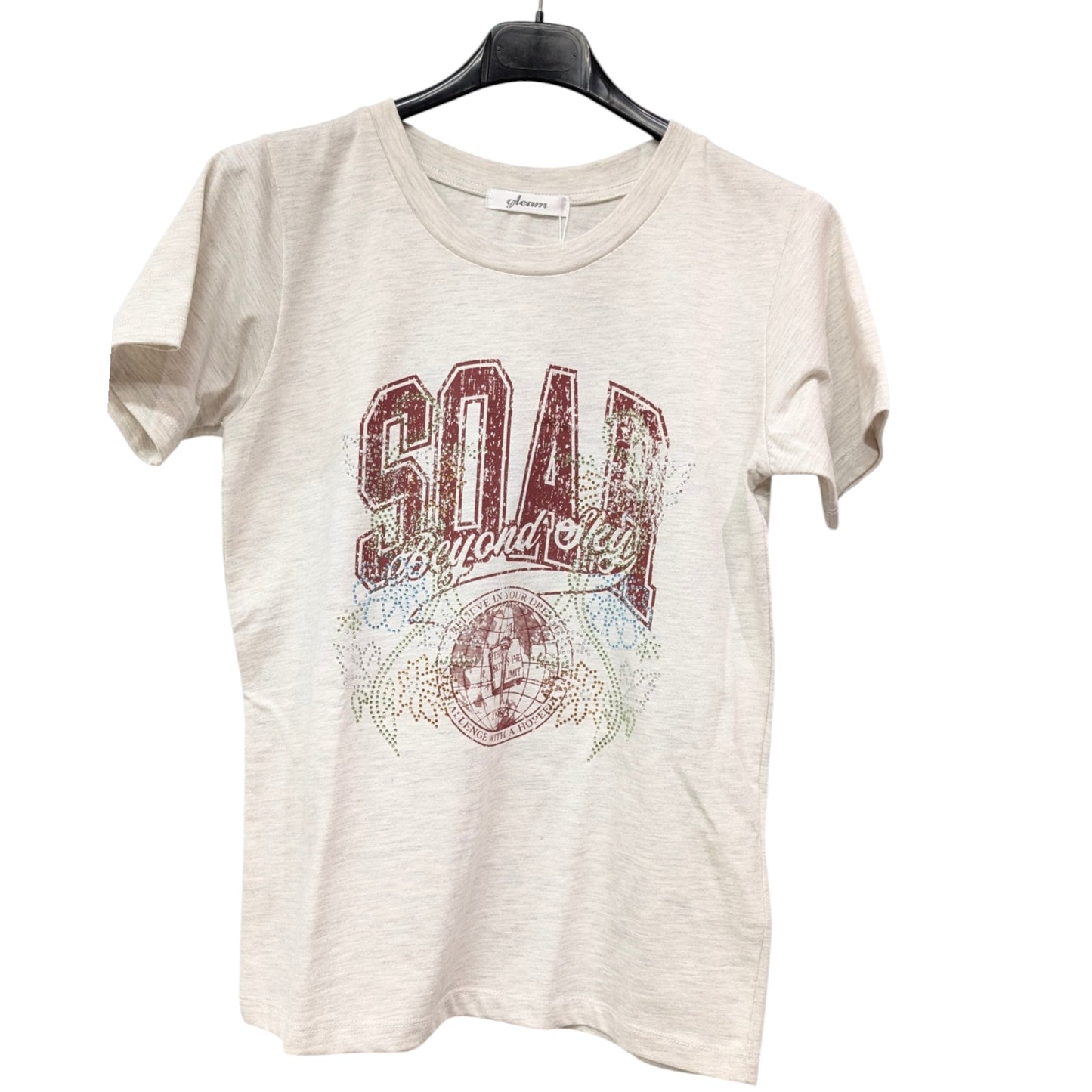 「SOAR」ラインストーンチビTシャツ