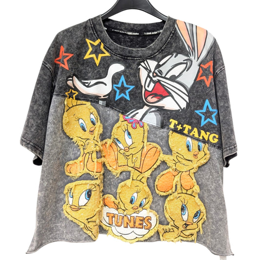 「トゥイーティー」パッチドTシャツ