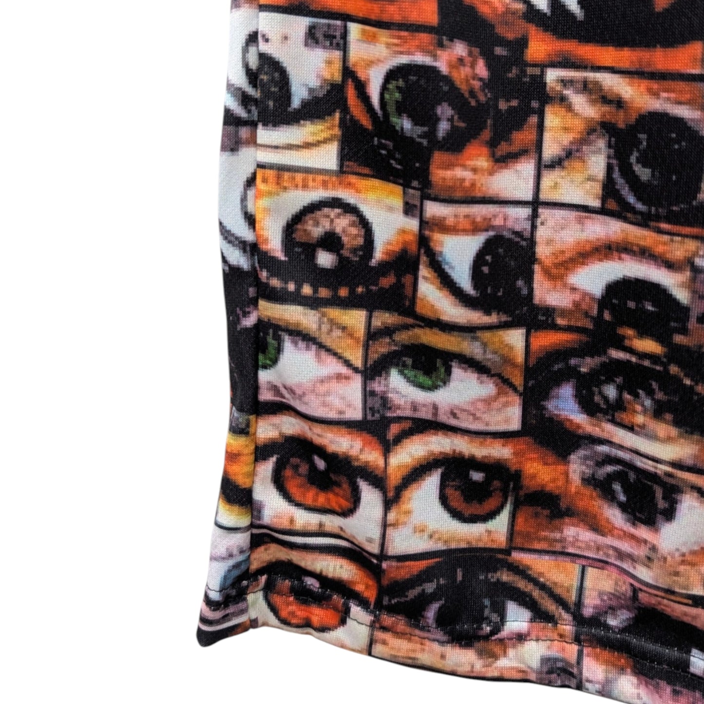 「EYE」転写プリントスウェットパンツ