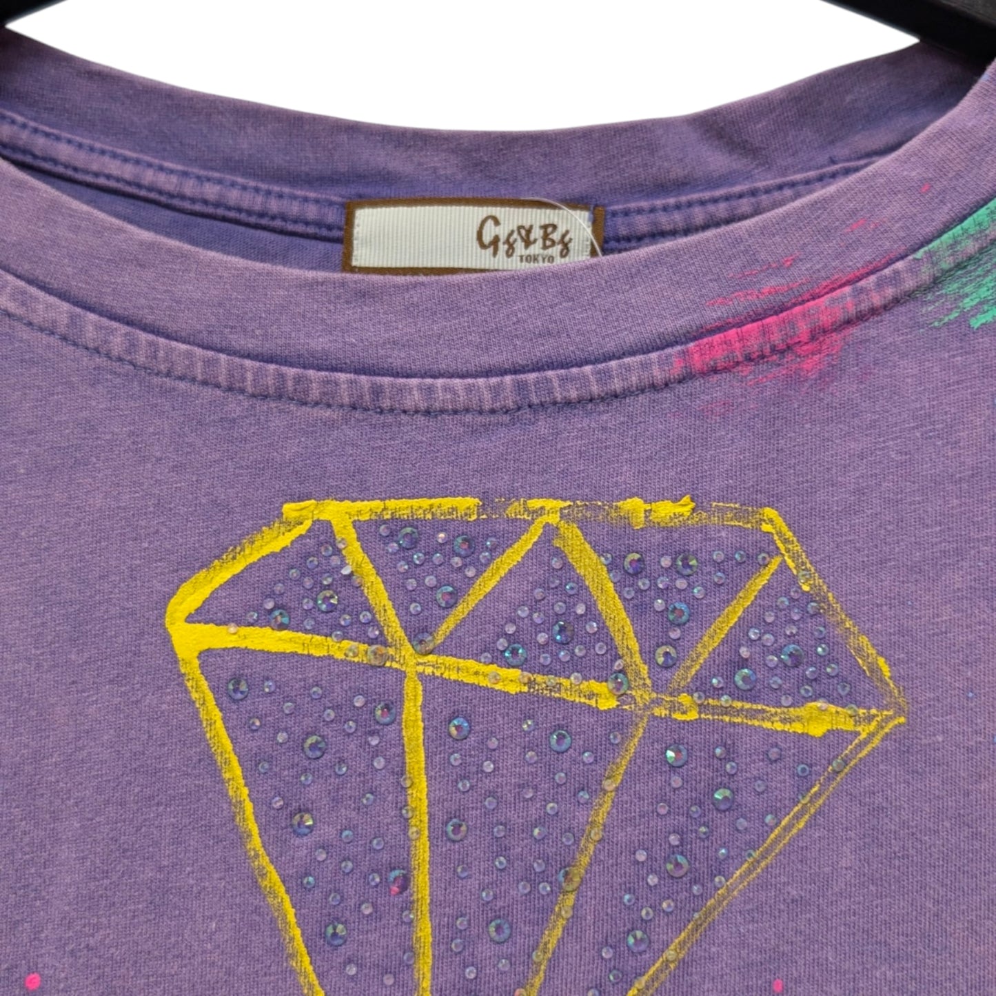 落書きプリントTシャツ