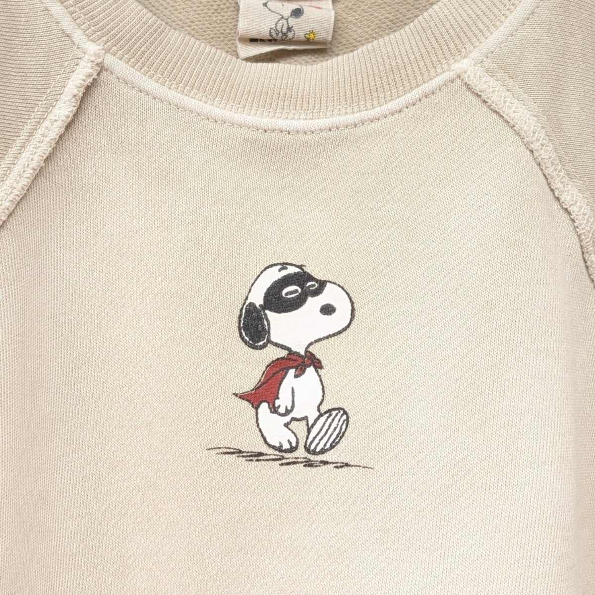 【PEANUTS】ヴィンテージ加工スヌーピー半袖スウェット