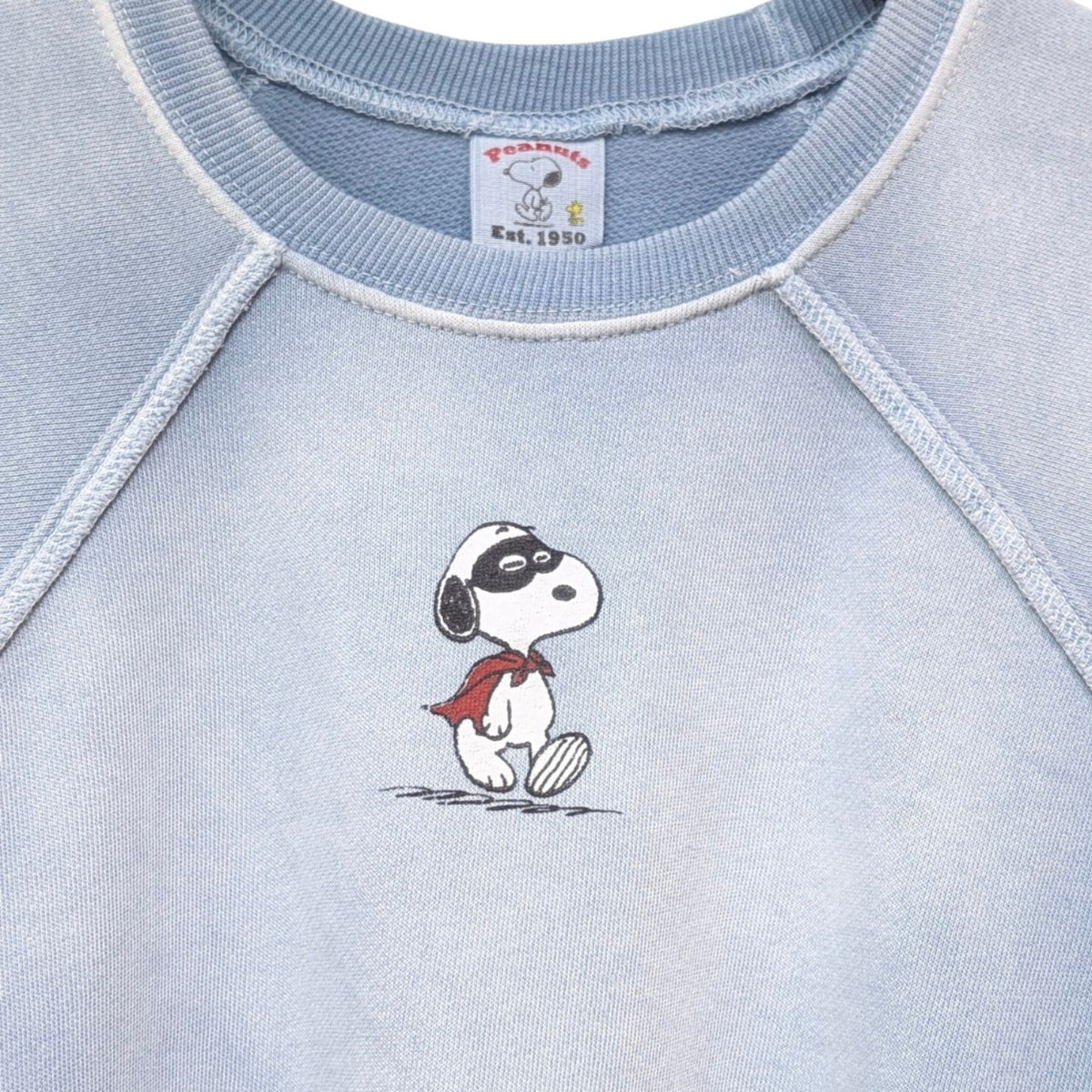 【PEANUTS】ヴィンテージ加工スヌーピー半袖スウェット