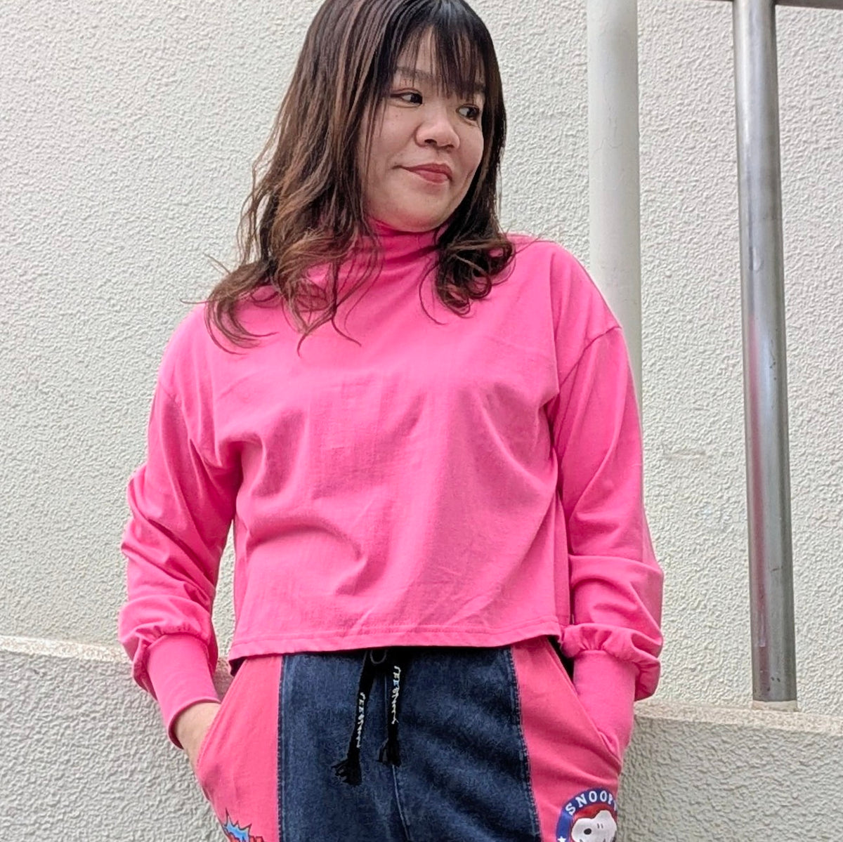 スーパーハイネックロングスリーブＴシャツ