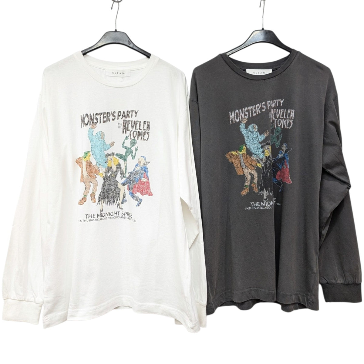 モンスターパーティロングスリーブTシャツ