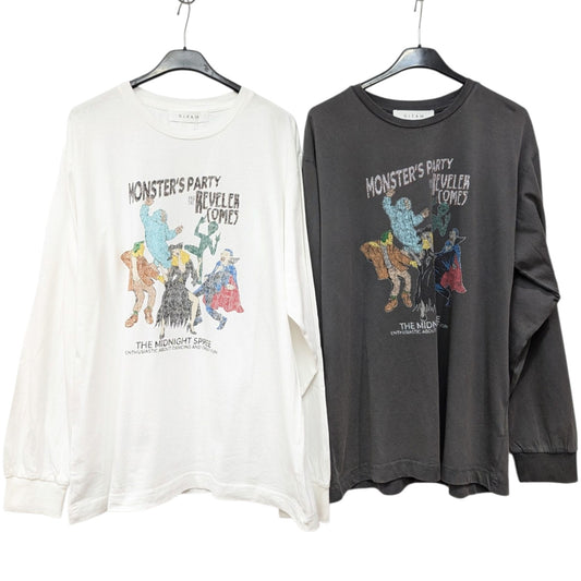 モンスターパーティロングスリーブTシャツ