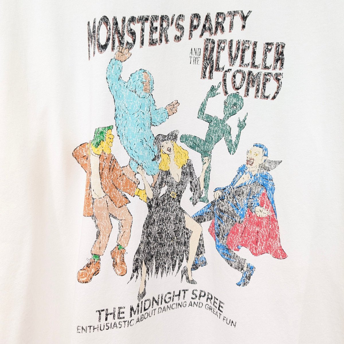 モンスターパーティロングスリーブTシャツ