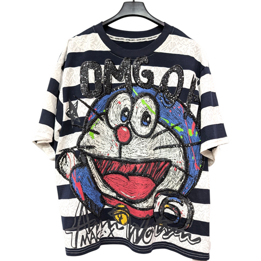 レースボーダードラえもんTシャツ