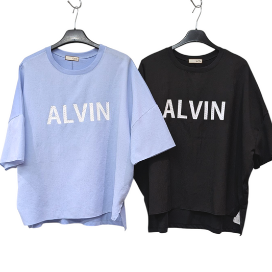 「ALVIN」ホログラムロゴトップス