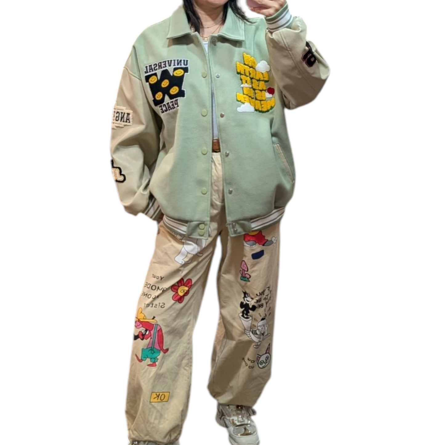ワッペンスタジャン  ペールグリーン