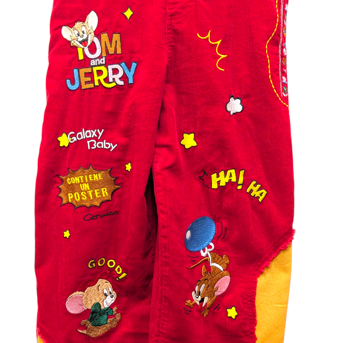 TOM&JERRYコーデュロイオールイン