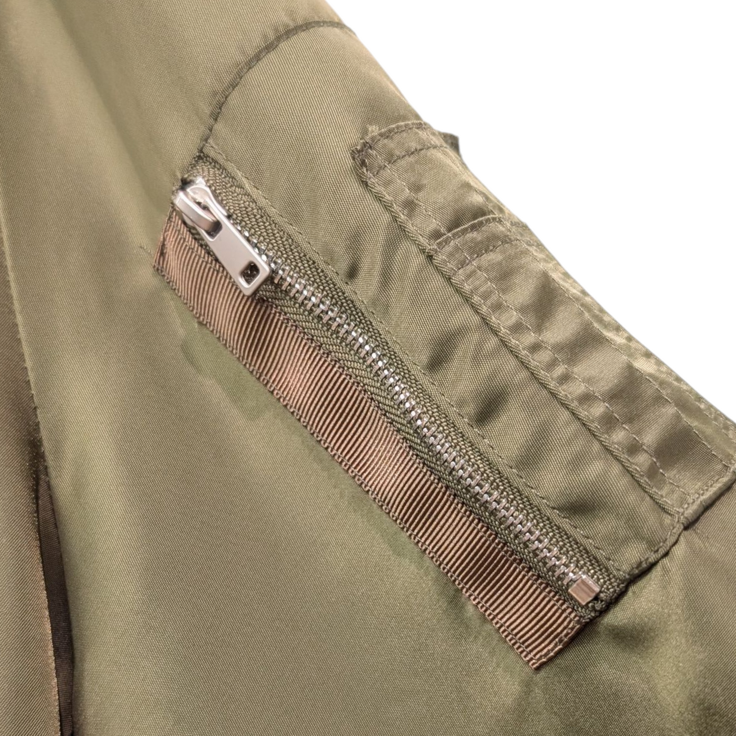 ハーフブルゾン切替えショートジャケット