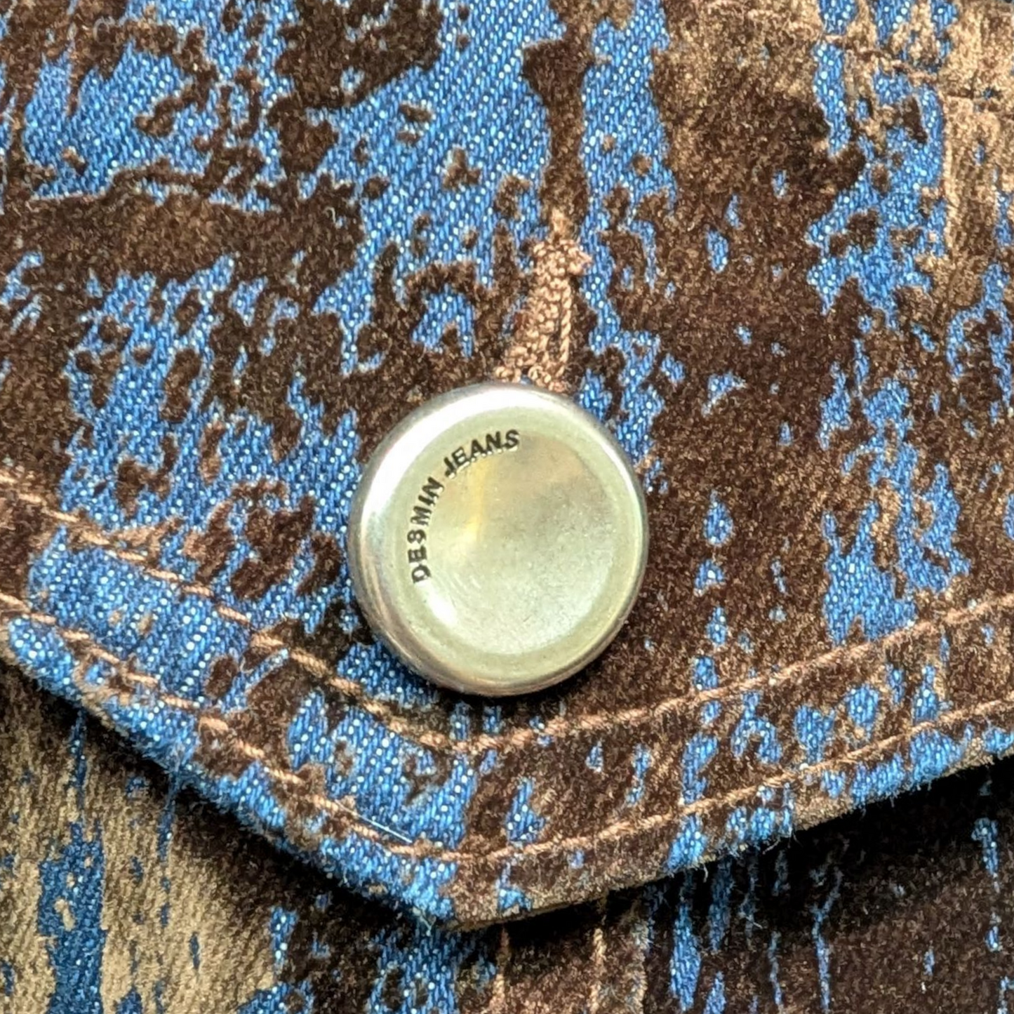 ベロアオンデニムショートブルゾン