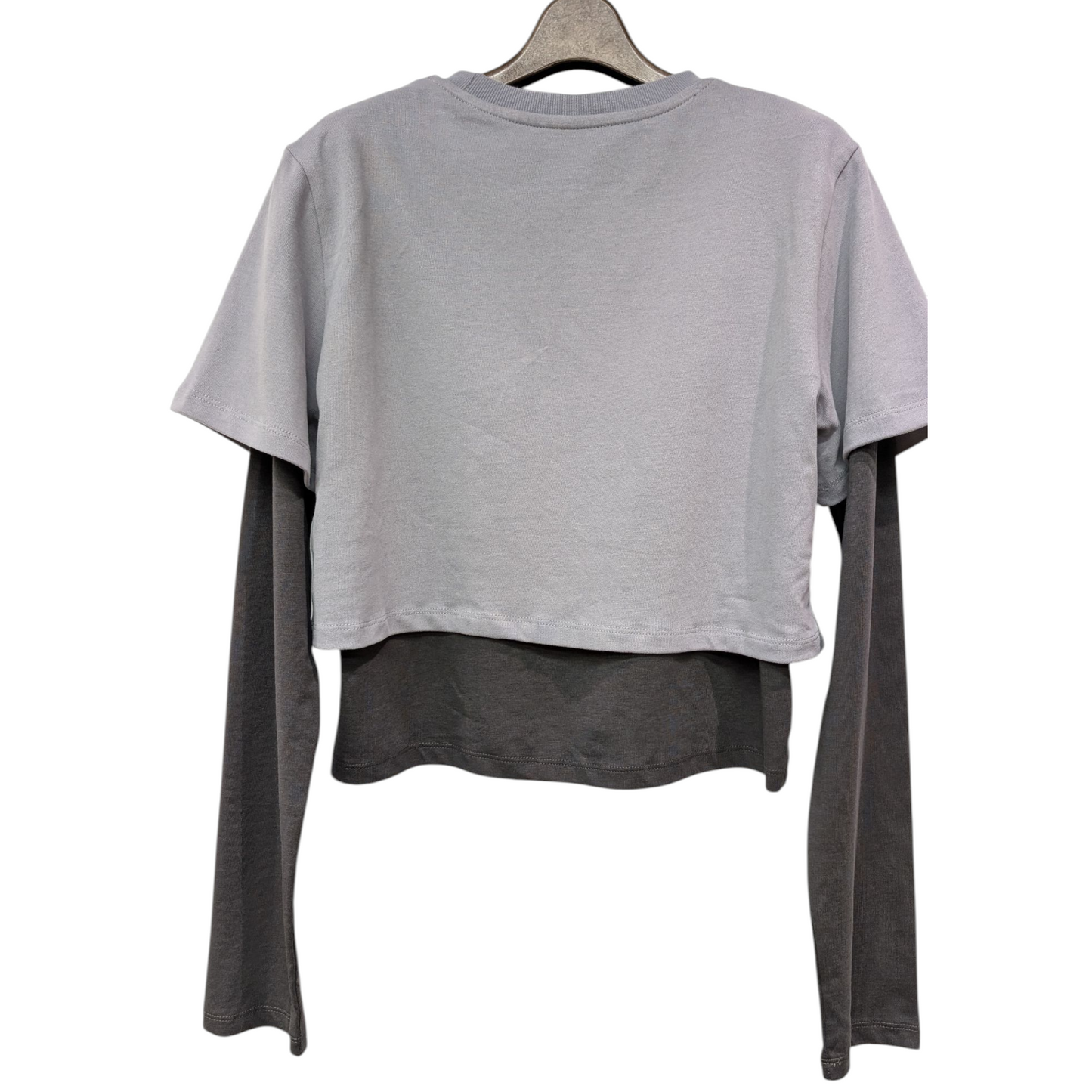 カセットプリント二重袖ロンT