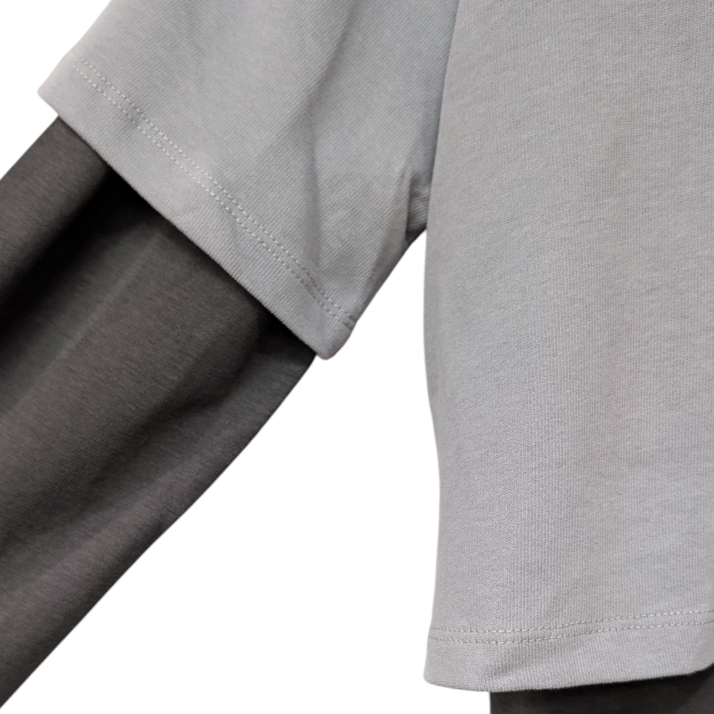 カセットプリント二重袖ロンT