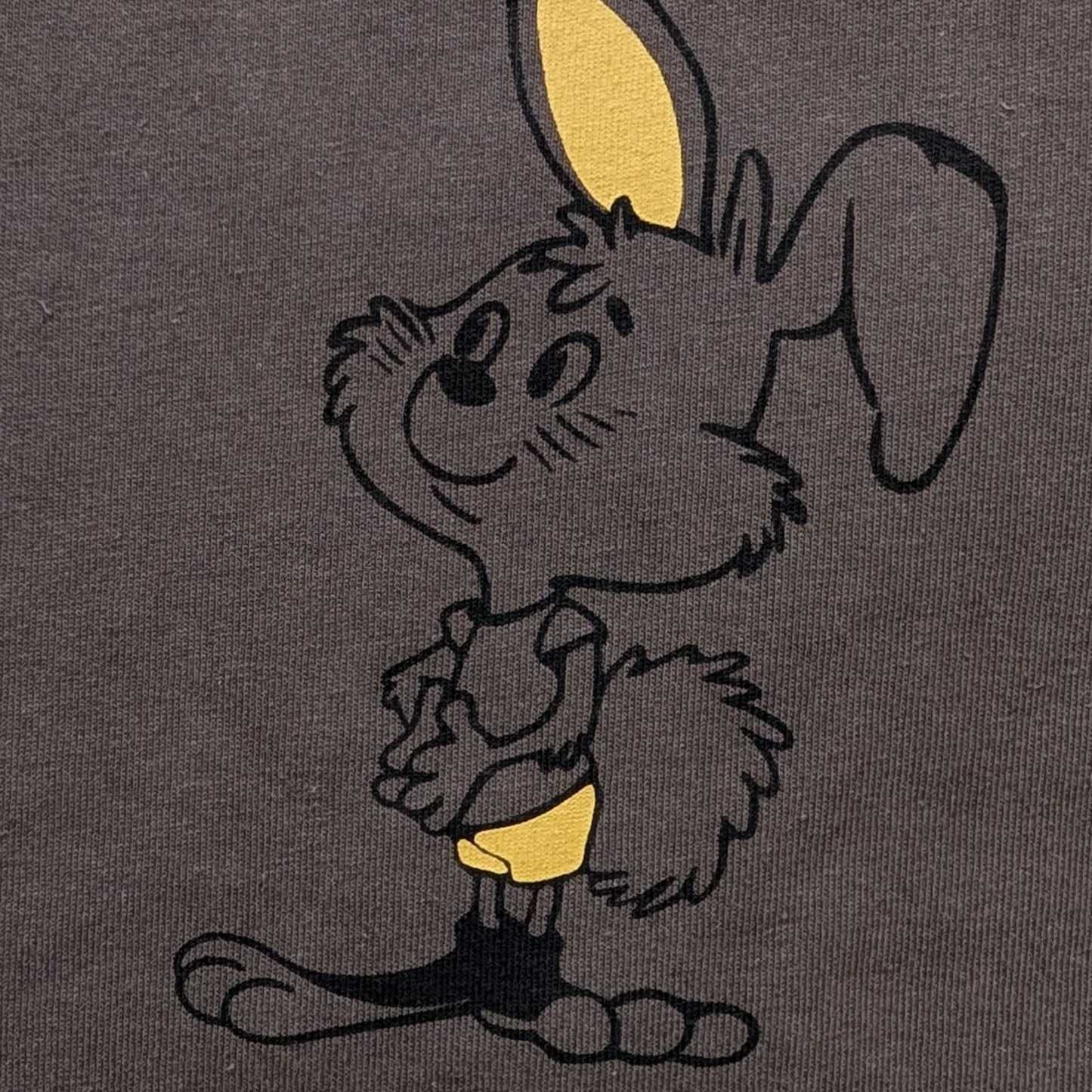 バックウサギサーマル切替えTシャツ