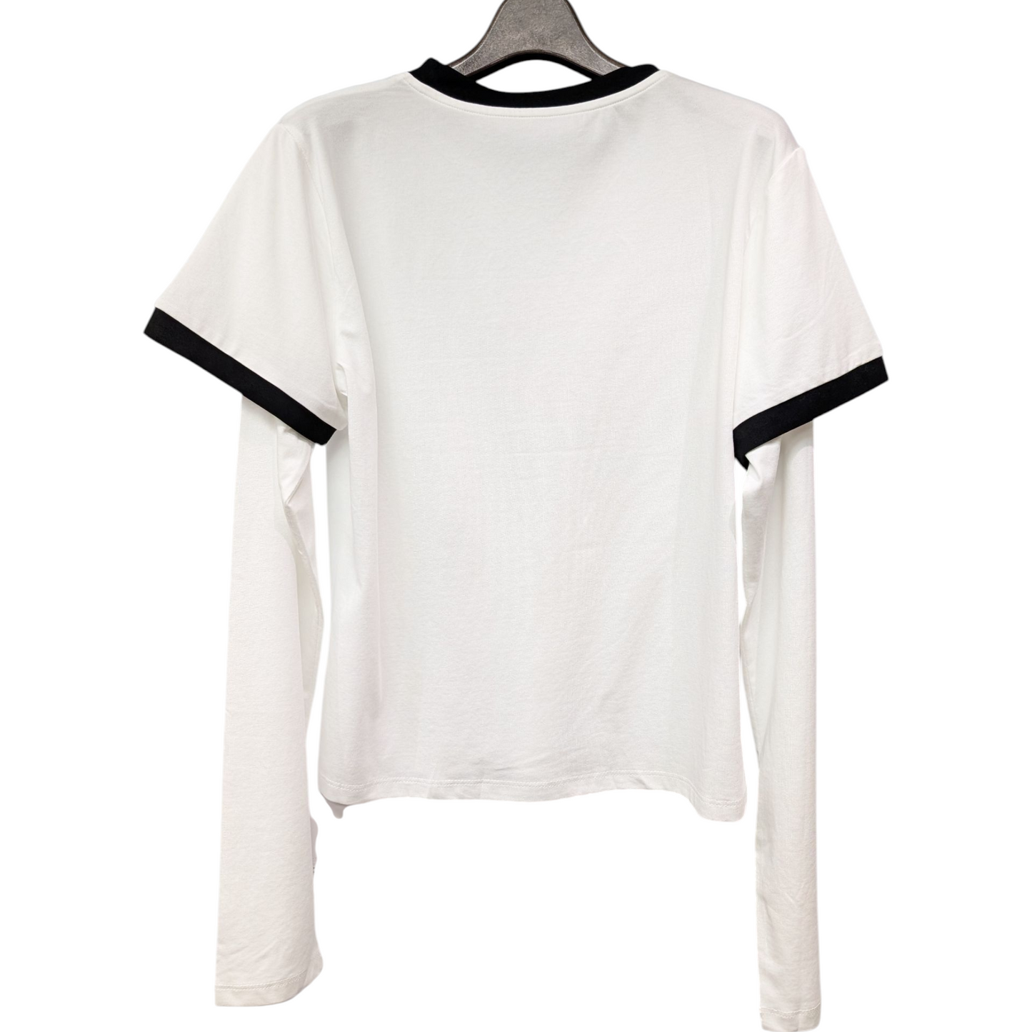 LIPプリント二重袖ロンT