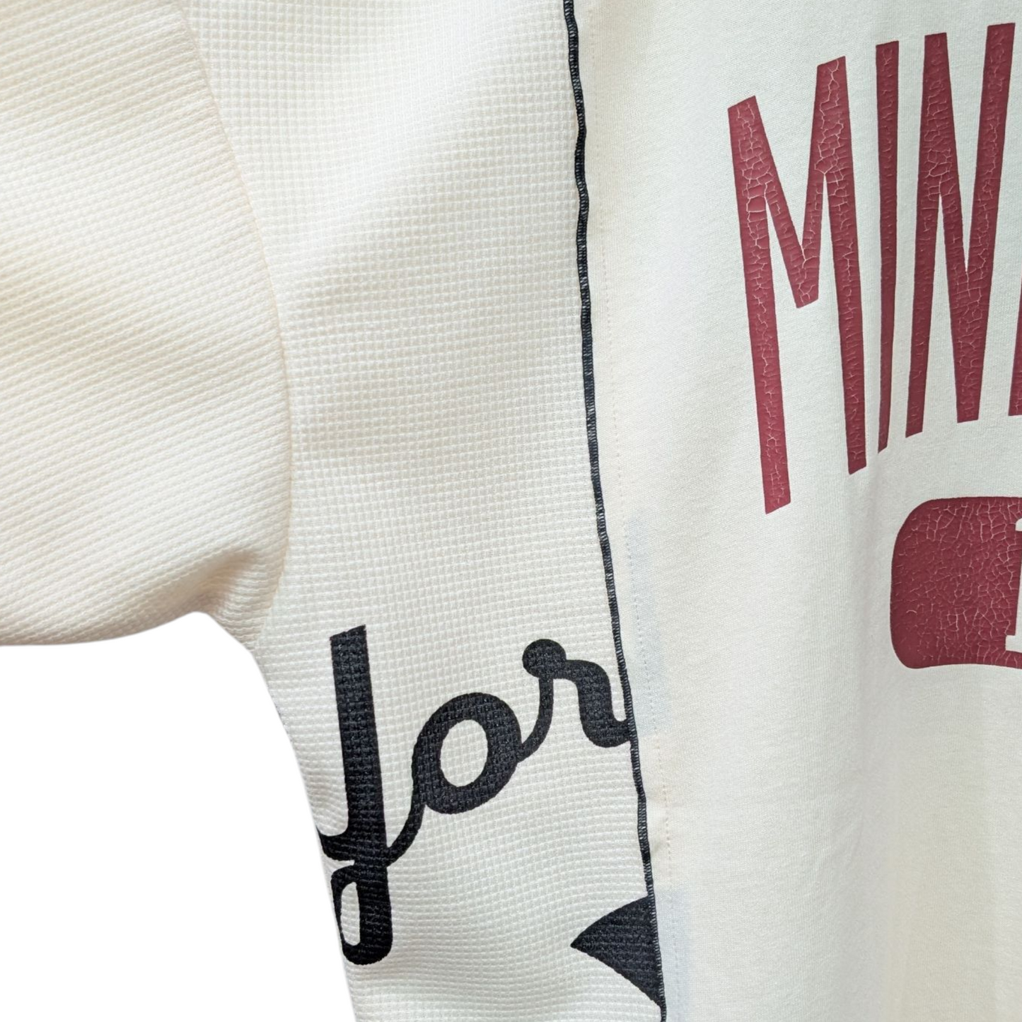 バックウサギサーマル切替えTシャツ