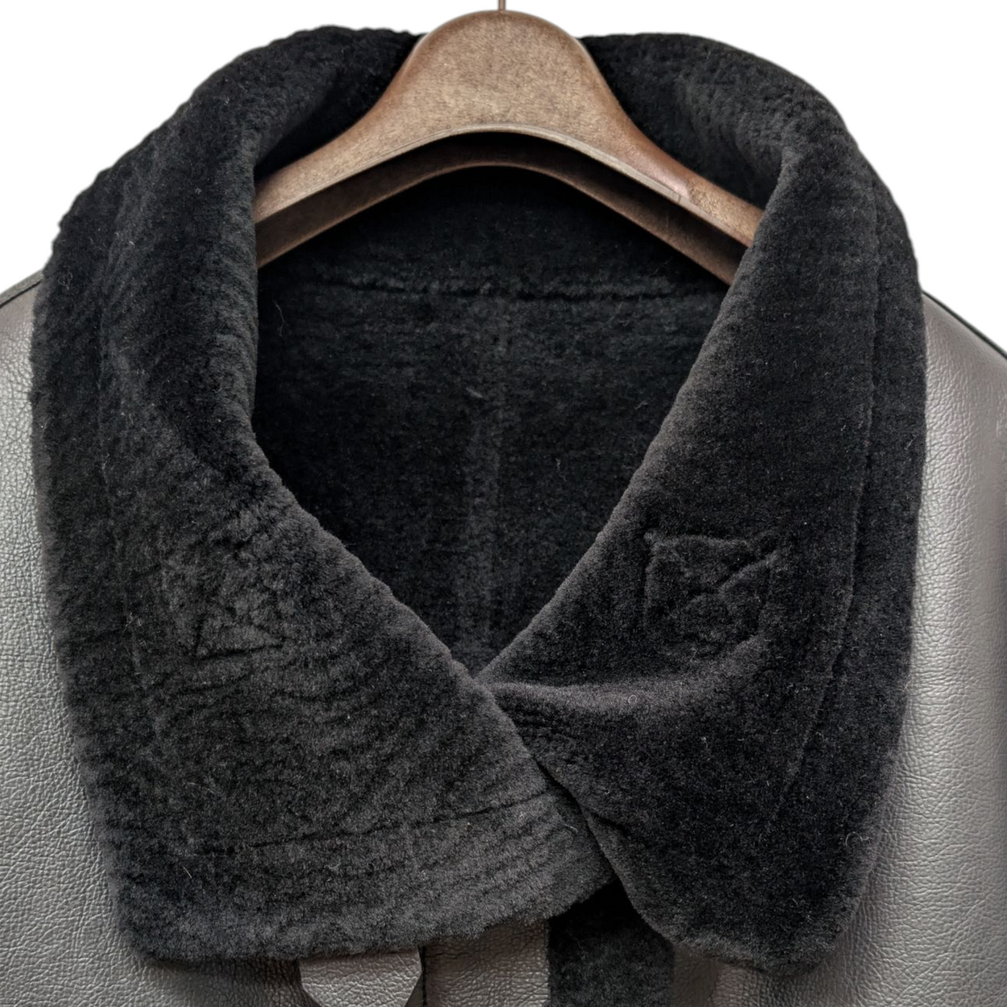 ムートンライクラムレザーブルゾン