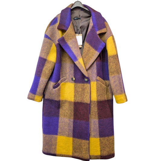 ITALY import 圧縮ウールロングコート