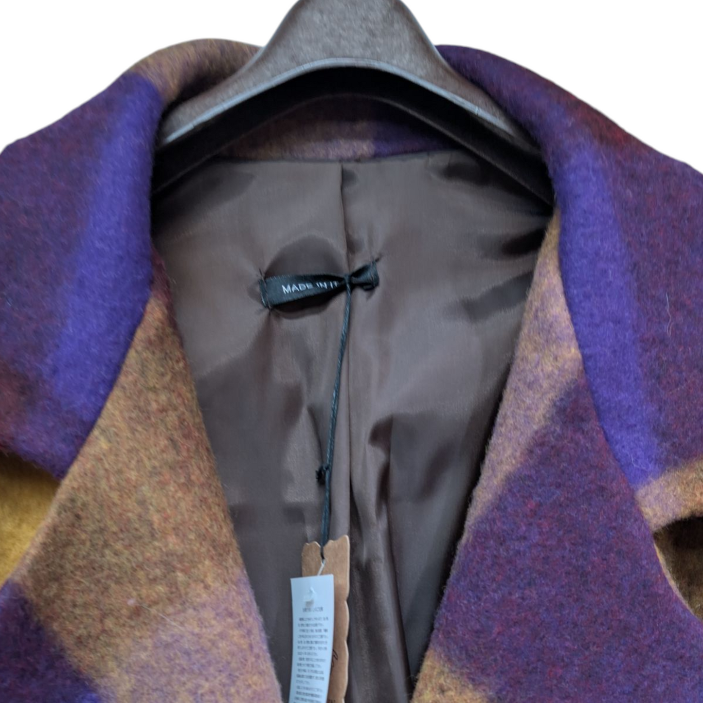 ITALY import 圧縮ウールロングコート