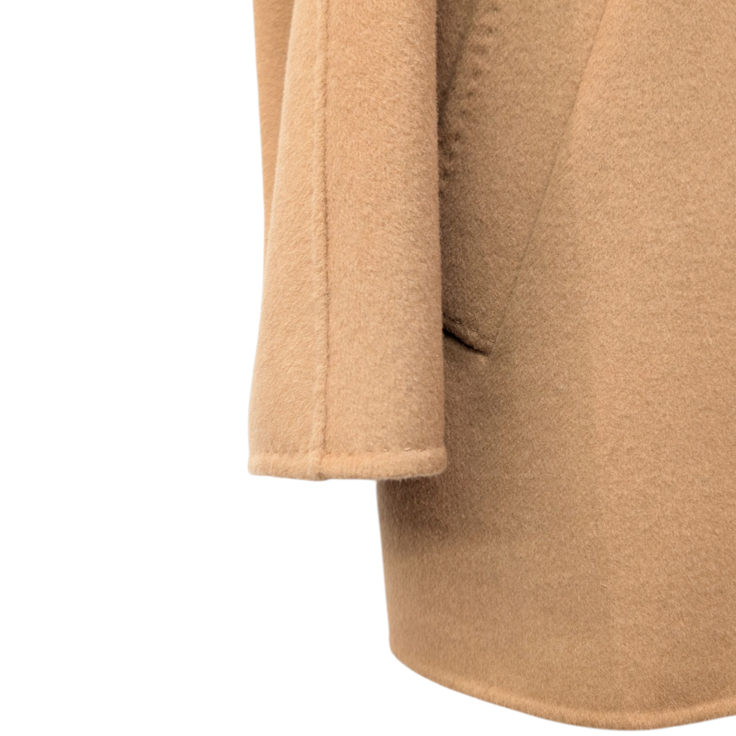 HANDMADEウール100％一重Pコート