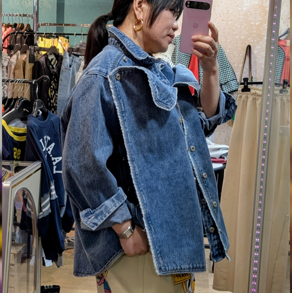 ナポレオン風デニムジャケット