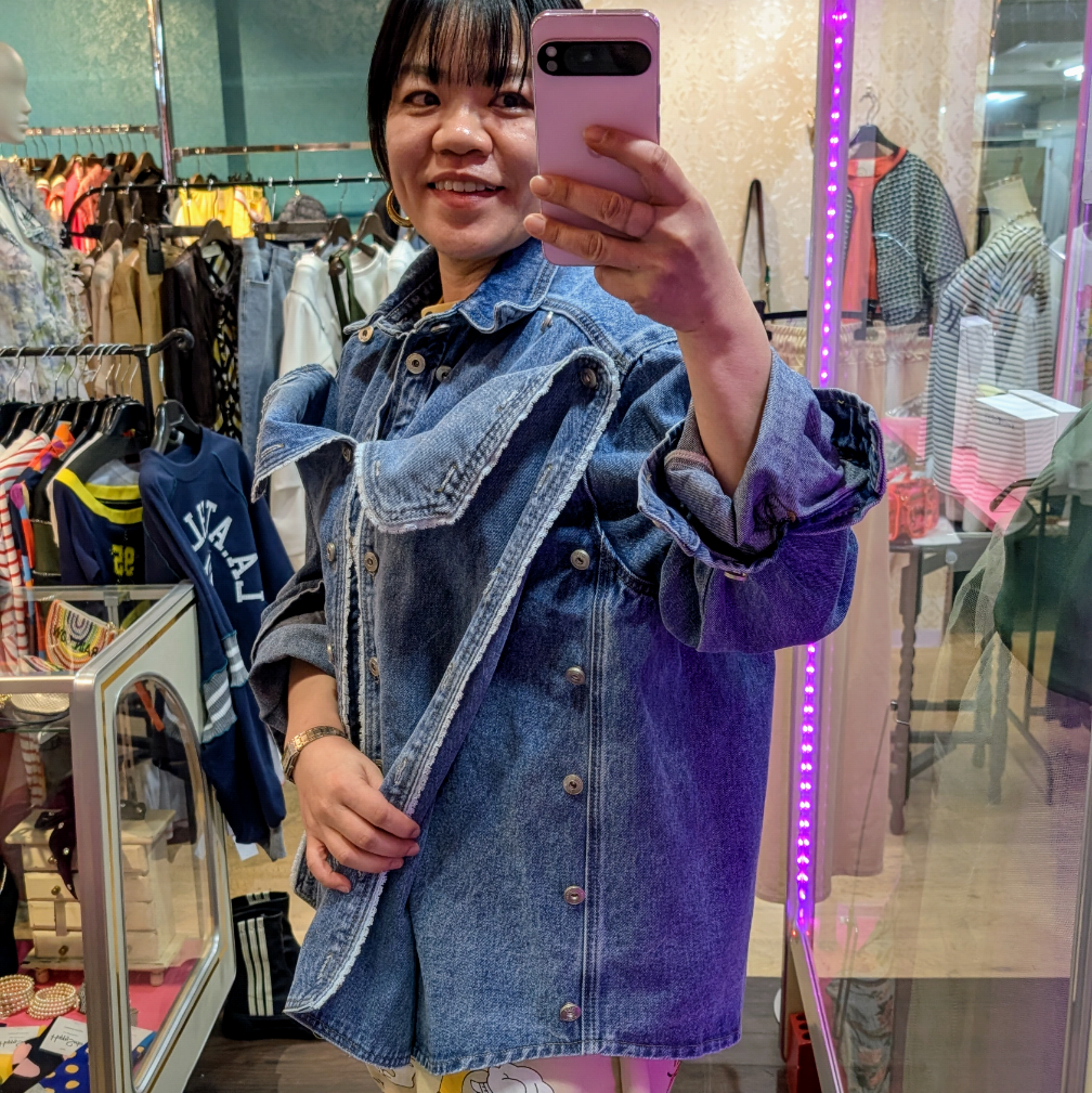ナポレオン風デニムジャケット
