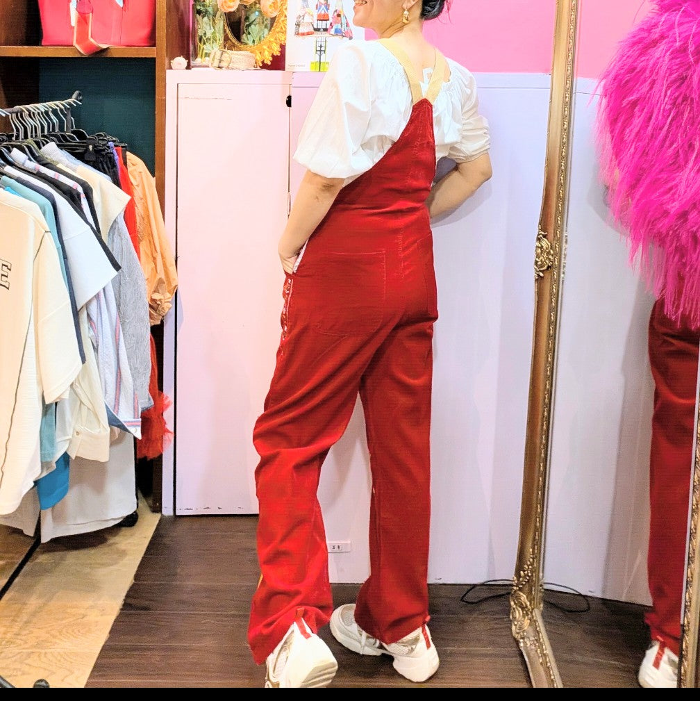 TOM&JERRYコーデュロイオールイン