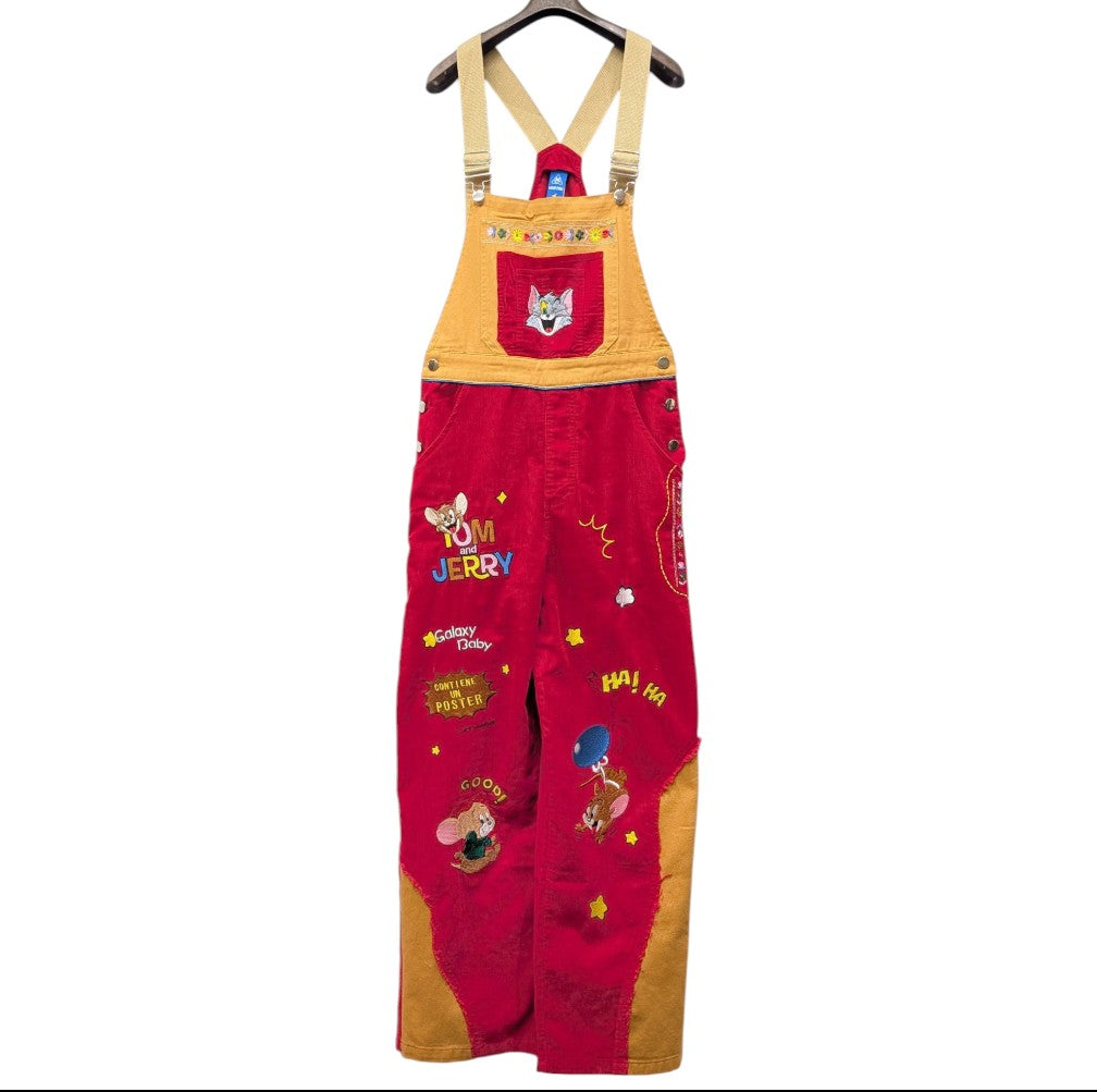 TOM&JERRYコーデュロイオールイン