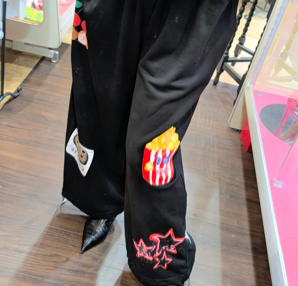 ポッププリントスウェットパンツ